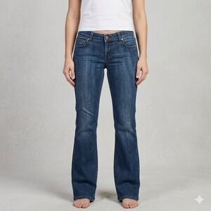 Raven Denim Sadie Bootcut Jeans Koop Indigo Dark Wash 28